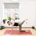 outer hip strengthening yoga posture